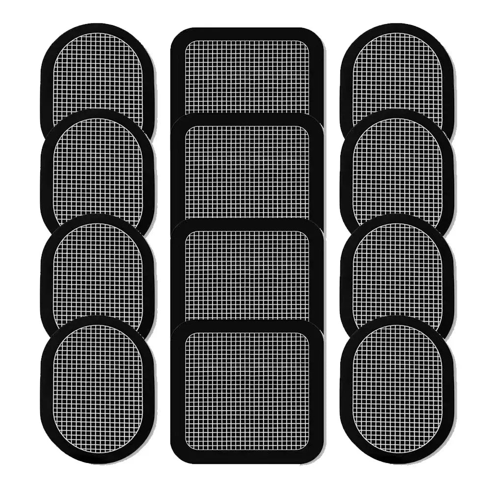6/4/2/1Pair EMS Electric Muscle Stimulator Gel Sheet Pads For Abdominal Abs Toner Massage Abdomen Massager Slimming Belt Patches