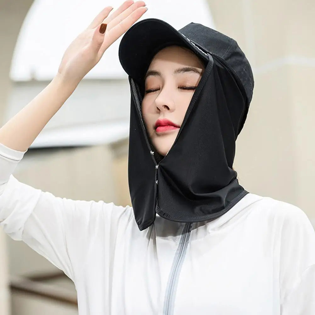 Face Summer Outdoor Cap Mask For Women Face Scarves For Men Sunscreen Veil Sunscreen Mask Anti-uv Face Cover Face Scarf