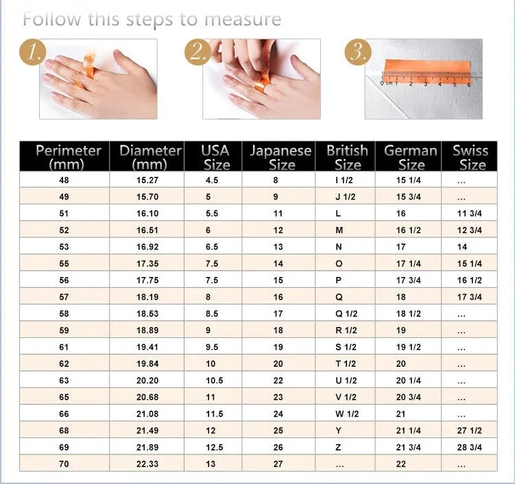 Luxury Female Rainbow Zircon Stone Ring Gold Color Elegant Gift Wedding Jewelry For Women