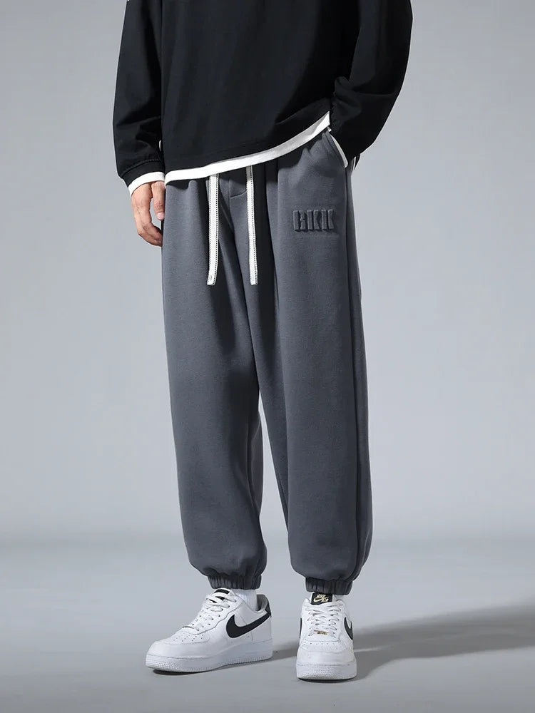 2025 Men's Jogger Cotton Sweatpants Big Size 8XL 7XL 6XL Sports Baggy Pants Sting Banding  Hip Hop Loose Harem Trousers