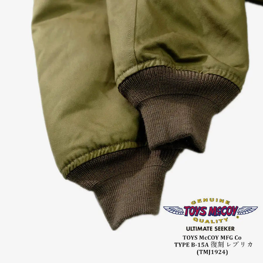TOYS McCOY1945 real wool collar B15A thickened flight jacket