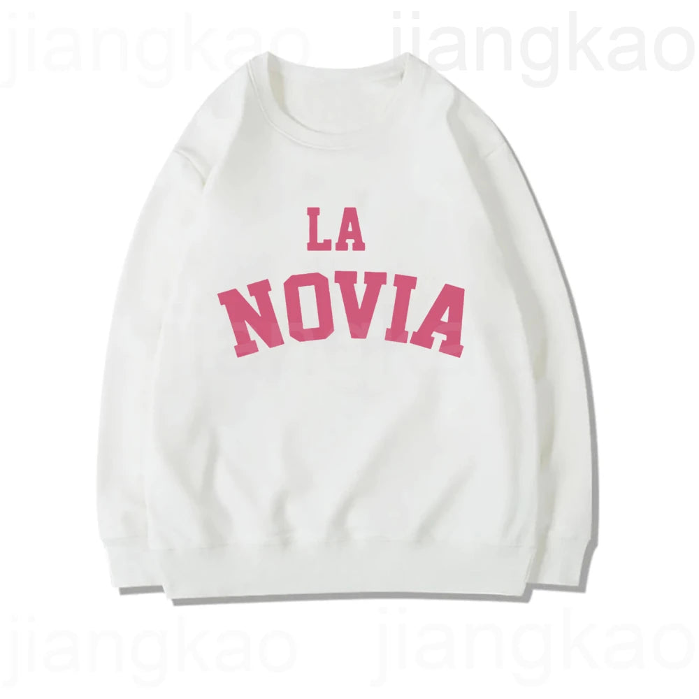 Equipo De La Novia Spanish Print Sweatshirt Bachelorette Party Hoodie Outfit Team BrideTop Wedding Bride Shower Party Pullover