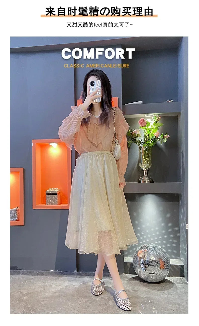 Luxury Crystal Rhinestone Fishnet Ballet Flats Woman Brand Design Rivet Mesh Mary Jane Shoes Ladies Summer Loafers Plus Size 42