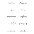Simple Poem Waterproof Temporary Tattoo for Arm and Wrist, Long-Lasting, Realistic Fake Tattoo for Men and Women