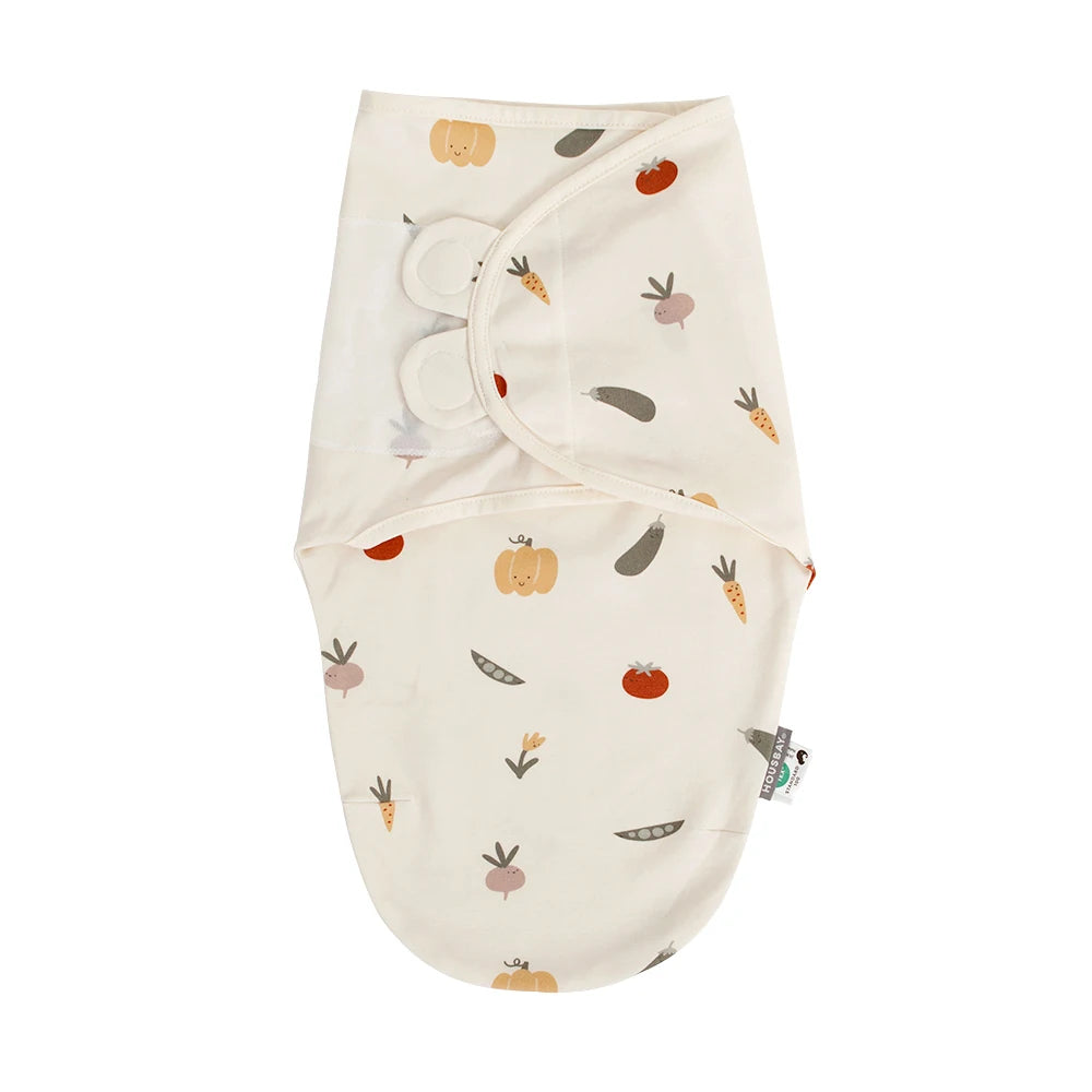 0-6 Months Baby Sleeping Bag Summer Thin Single Layer 100% Cotton Soft Breathable Newborn Swaddle Wrap Anti-Startle Sleepsack