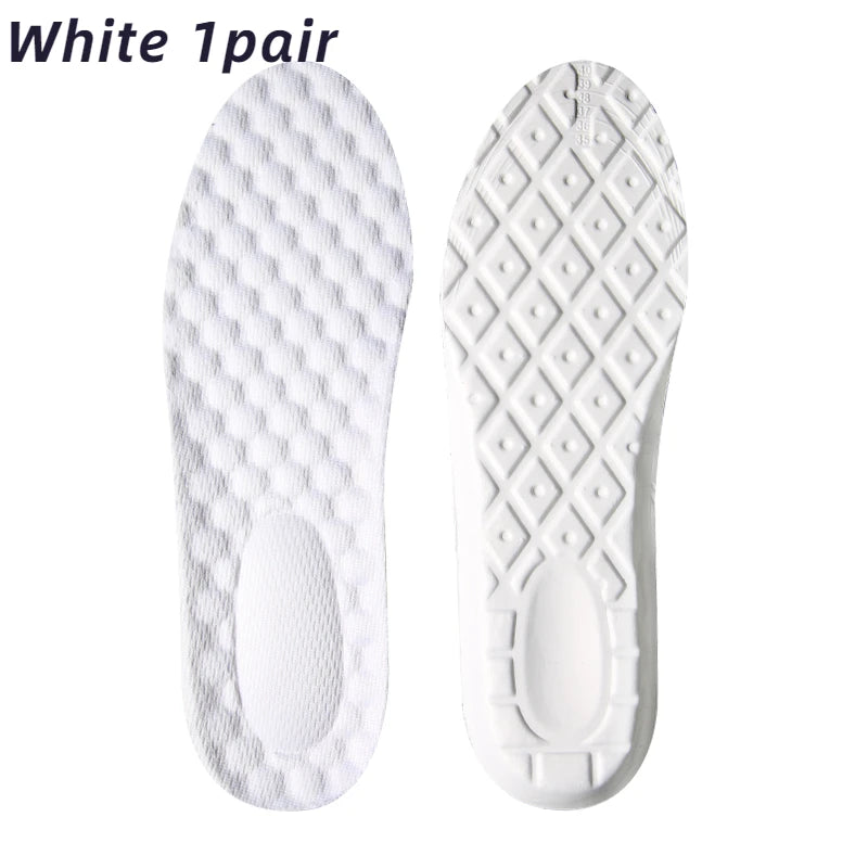 Latex Memory Foam Insoles for Sports Soft Foot Support Shoe Pads High Elastic Orthopedic Sport Insole Feet Care Insert Cushion