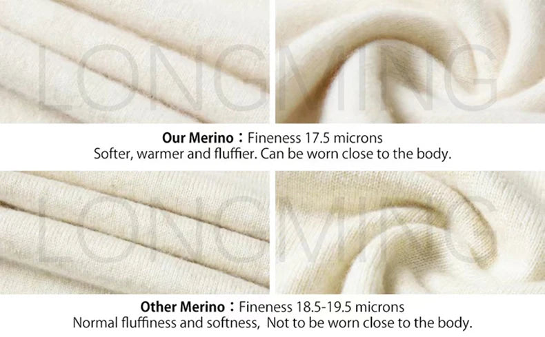 Women 100% Merino Wool Sweater O-Neck Long Sleeve Cashmere Knitwear Pullover Aliselect Fashion Autumn Winter Clothing Tops