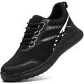 ZLMY Neue Sicherheitsschuhe für Damen, Stahlkappen-Sneaker, leichte Arbeitsschuhe, durchtrittsichere Arbeits-Sicherheitsstiefel für Damen und Herren
