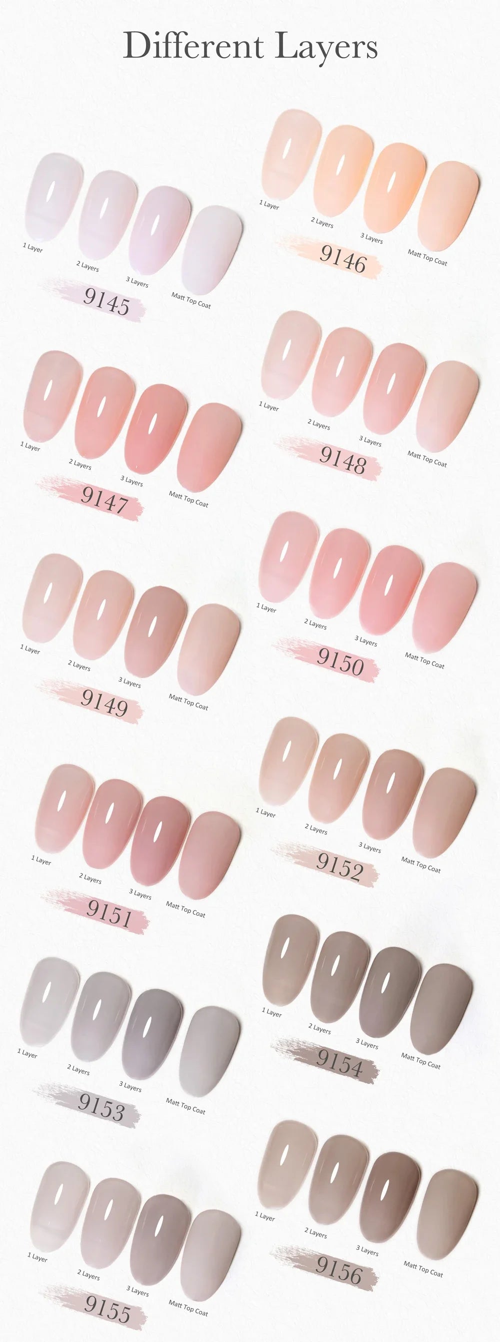 CANNI Hema TPO Free Nail Gel Polish Fall Nails Maillard Color Collection Semi Permanent Diamond Longwear Top Coat 9ml
