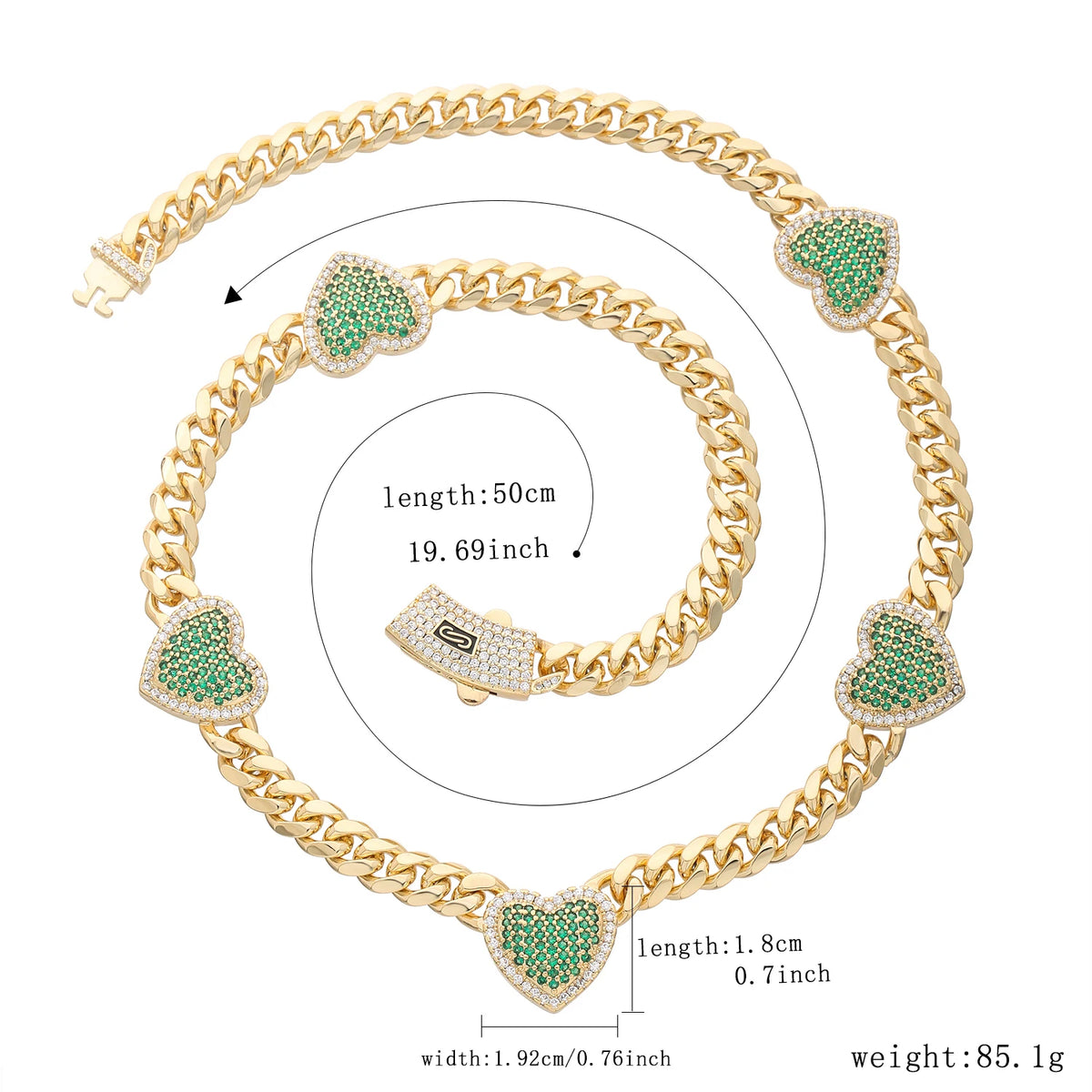 Fashionable love necklace 14K brass 8N multi-style heart-shaped necklace for women Christmas birthday New Year romantic gift