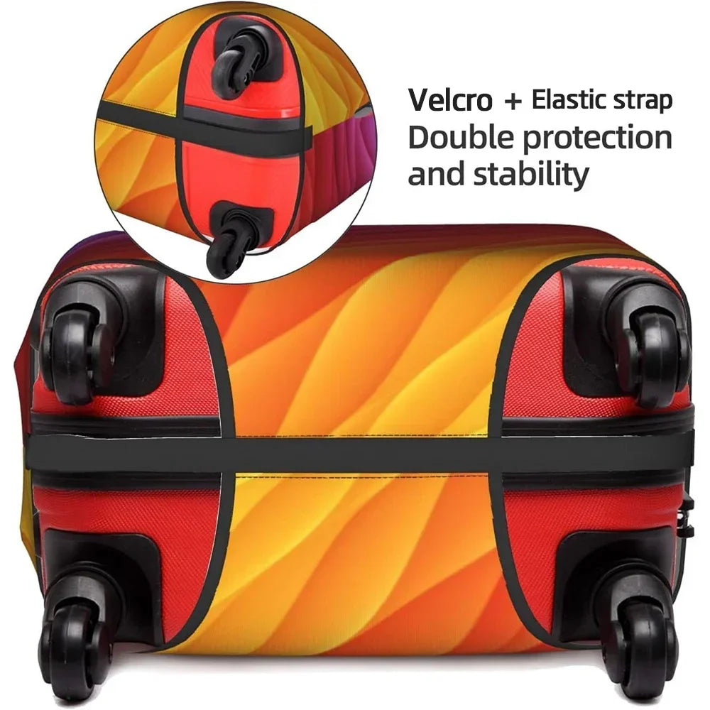Fundas protectoras para maletas, protector de viaje, cubierta protectora elástica para maletas, fundas antipolvo para accesorios de viaje, suministros para equipaje