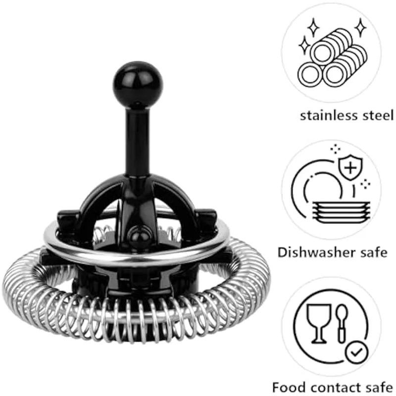 AT28-3Pcs Whisk & Spring Coils For Nespresso Aeroccino 3/4 / Plus,Milk Frother Replacement Parts Whisk Replacements