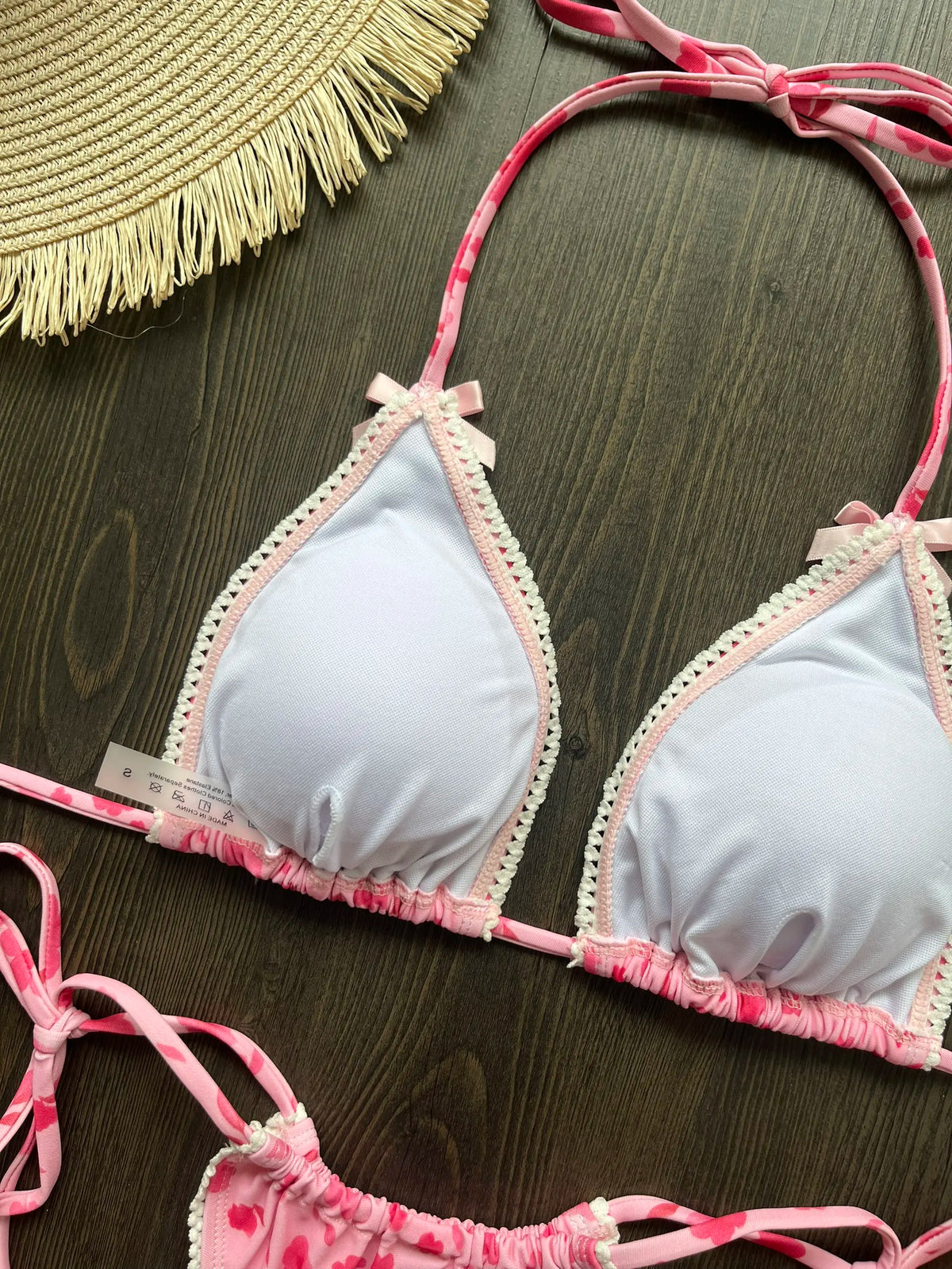 Micro Bikini Push-Up Damen Bademode 2026 Sexy weibliche Bademode Brasilianischer Bikini Set Tanga Biquini Badeanzüge Print Strandbekleidung