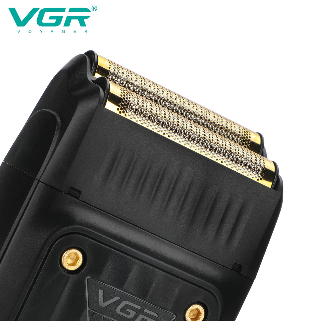 VGR Electric Shaver Professional Beard Razor Hair Trimmer Rechargeable Facial Shaving Barber Foil Bald Head Shaver For Men V-363