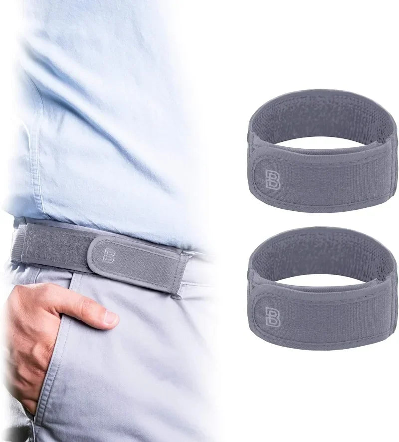 Buckle Free Waist Belts Men's Ultra-soft No Buckle Elastic Belts Fashion Comfortable Stylish Belt Loop Buckle-Free Belt Unisex