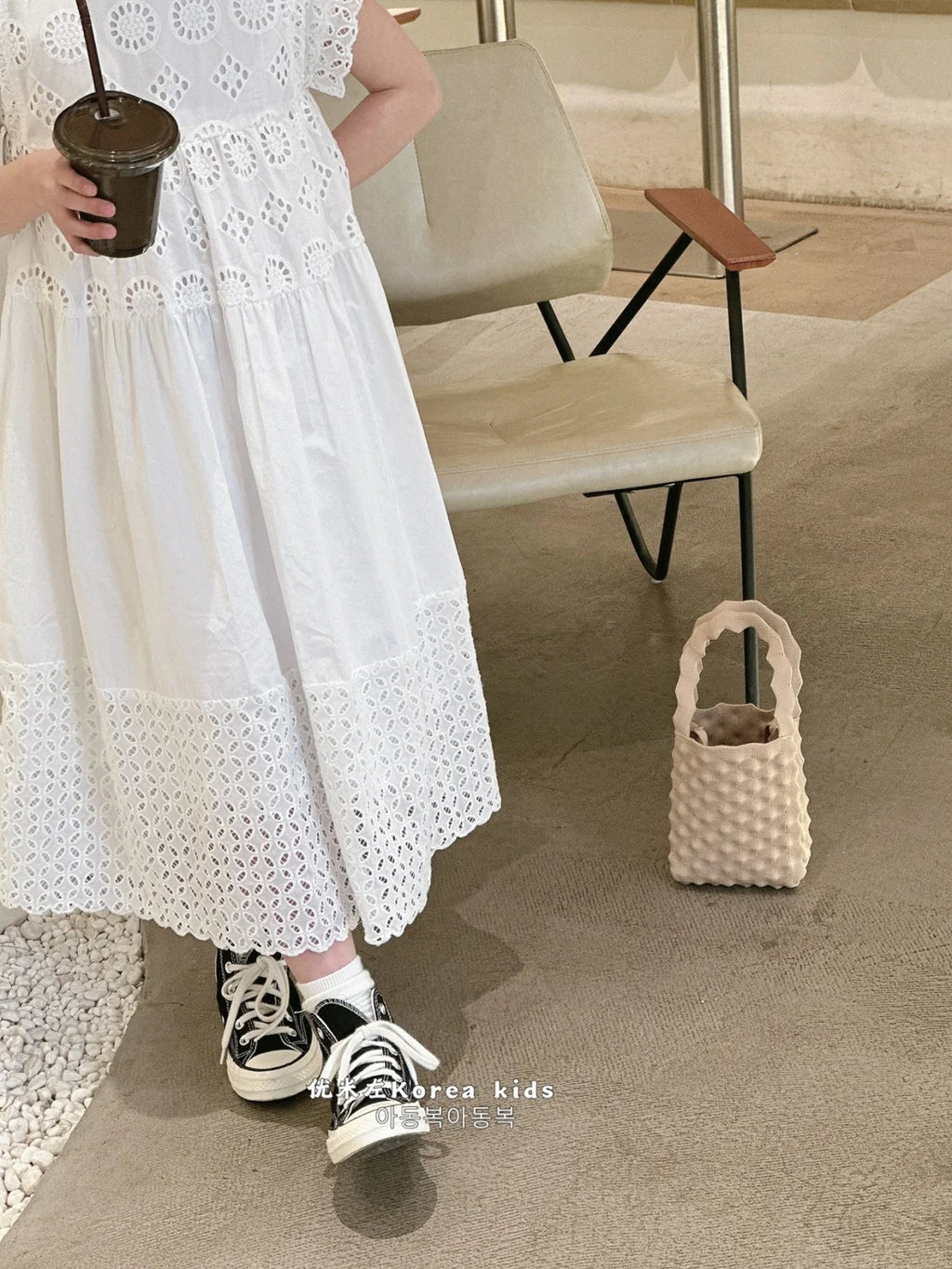 Korean children's clothing girl's dress 2026 summer new children's dress girl small  children's vest princess dress
