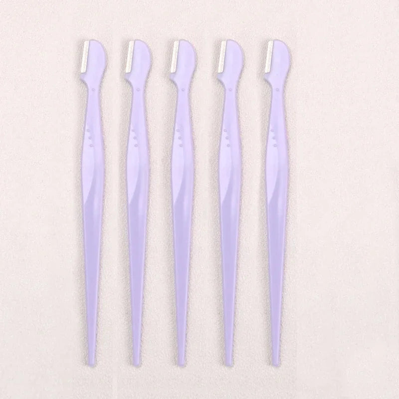 2/5 PCS Precision Eyebrow Razor & Dermaplaning Set for Men and Women - Easy, Gentle Shaping & Exfoliating