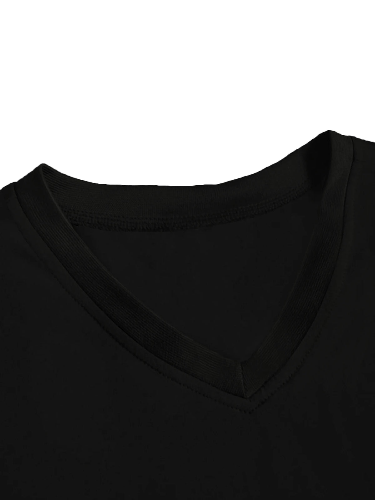 2025 Summer V Collar Mens T Shirt Solid Color Short Sleeved T-Shirt For Male Tops Tees Polyester Men Tights Slim Man Gym Tshirt