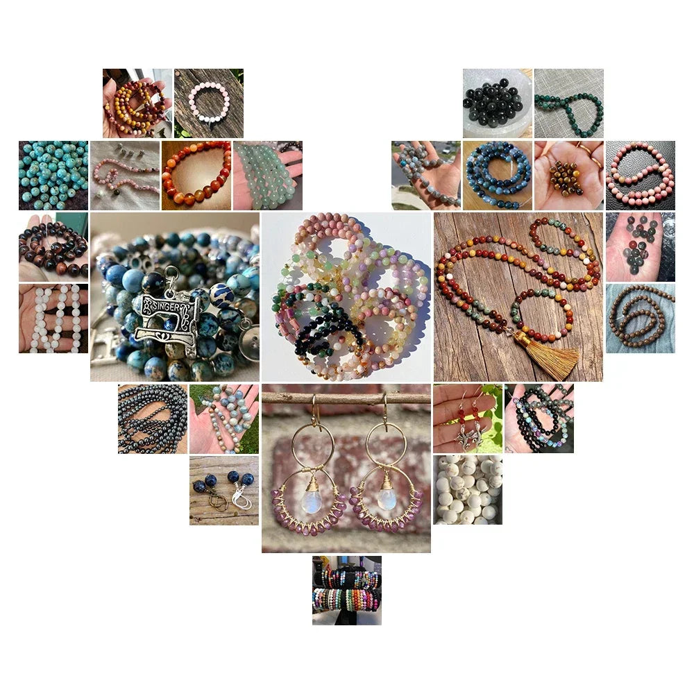 Natural AAA+Morganite Stone Smooth Round Gemstone Loose Beads For Jewelry Making DIY Handmade Bracelet Accessories 15'' 6/8/10mm