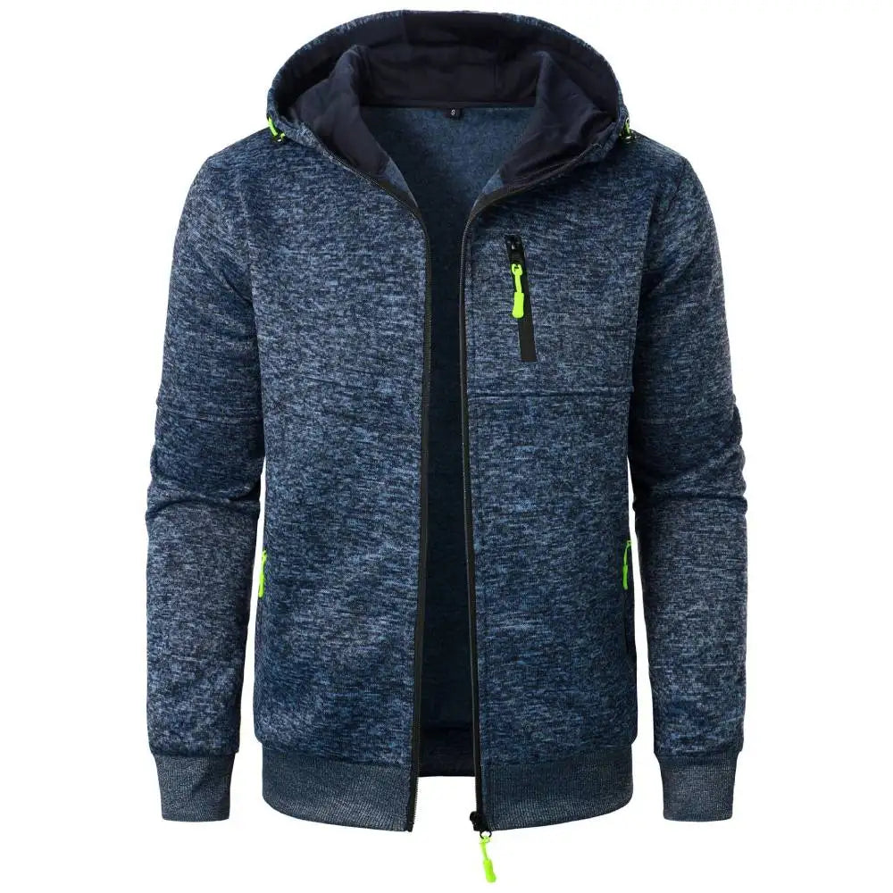 Men Casual Sports Hoodies 50 Years Mustang Car Jackets Mens Hooded Outwear Warm Fleece Tracksuit Coat  Zipper Hoodies