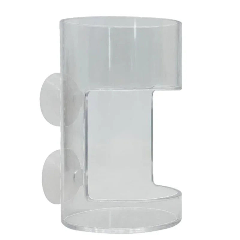 New Aquarium Feeding Ring Fish Tank Station Floating Food Tray Feeder Square Circle Aquarium Accessory with Suction Cup