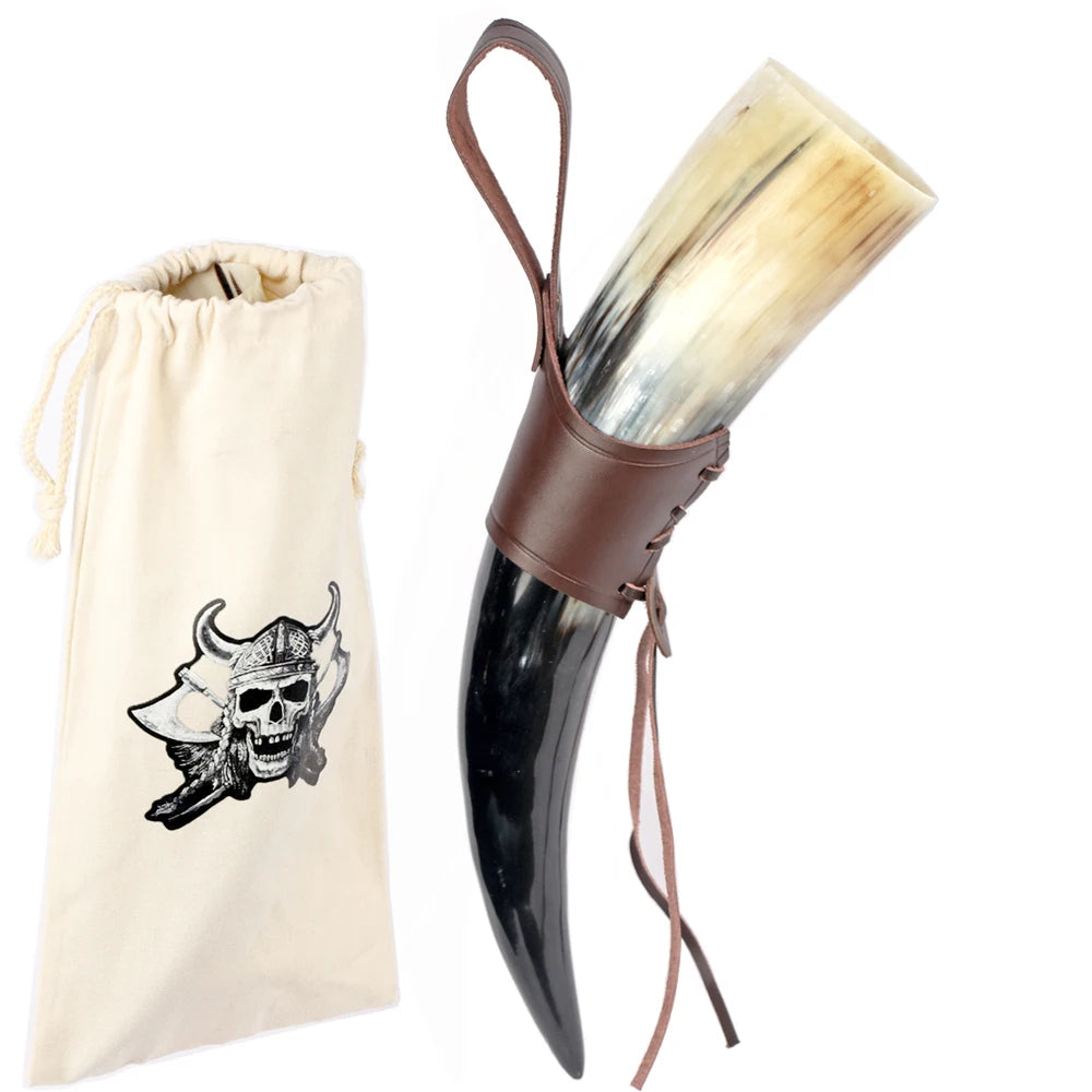 Natural Ox Horn Mug Viking Drinking Beer Tankard Authentic Handmade Beer Cup Viking Horn Mug