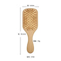 Natural Bamboo Hair Brush Comb Paddle Improve Hair Growth Anti-Static No Hair Tangle Comb Air Cushion Combs For Scalp Massage