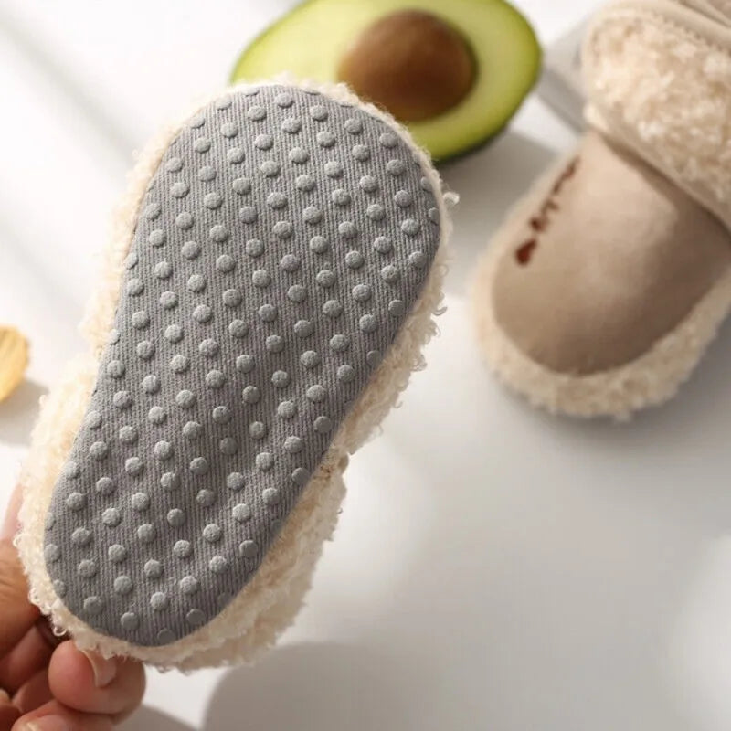 Warm Infant Toddler Crib Snow Boots Soft Comfortable Infant Girls Boys Anti-Slip Socks Slipper Newborn Baby Shoes