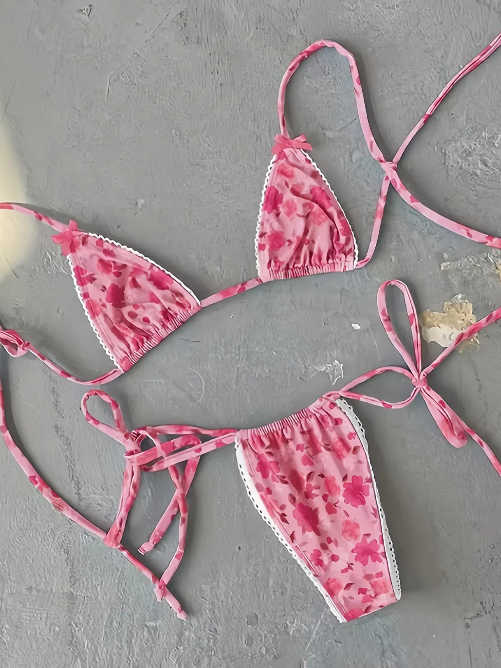Micro Bikini Push-Up Damen Bademode 2026 Sexy weibliche Bademode Brasilianischer Bikini Set Tanga Biquini Badeanzüge Print Strandbekleidung