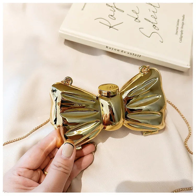 Purses and Handbag Luxury Designer Shoulder Bags Funny Shape Party Wedding Round Acrylic Shiny Clutch Purse Golden Evening Bag