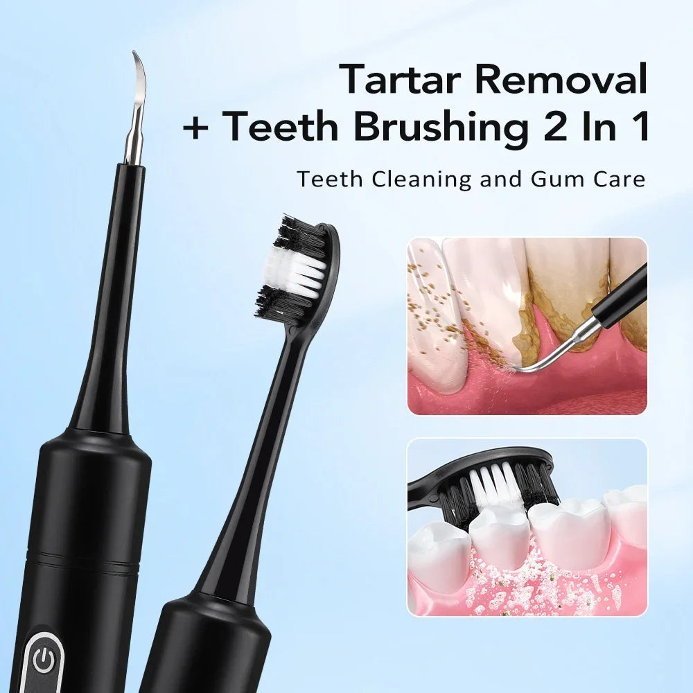 Electric Toothbrush 5 Modes IPX6 Waterproof 31000 VPM ABS Teeth Cleaner with 500mAh Battery Type-C Charge Oral Care Cleaner