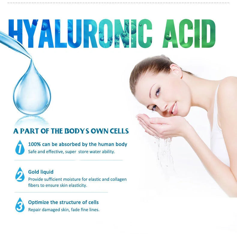 ARTISCARE Hyaluronic Acid Serum 2PCS Moisturizing and Wrinkles HA Essence for Face Skin Care Firming Facial Cream