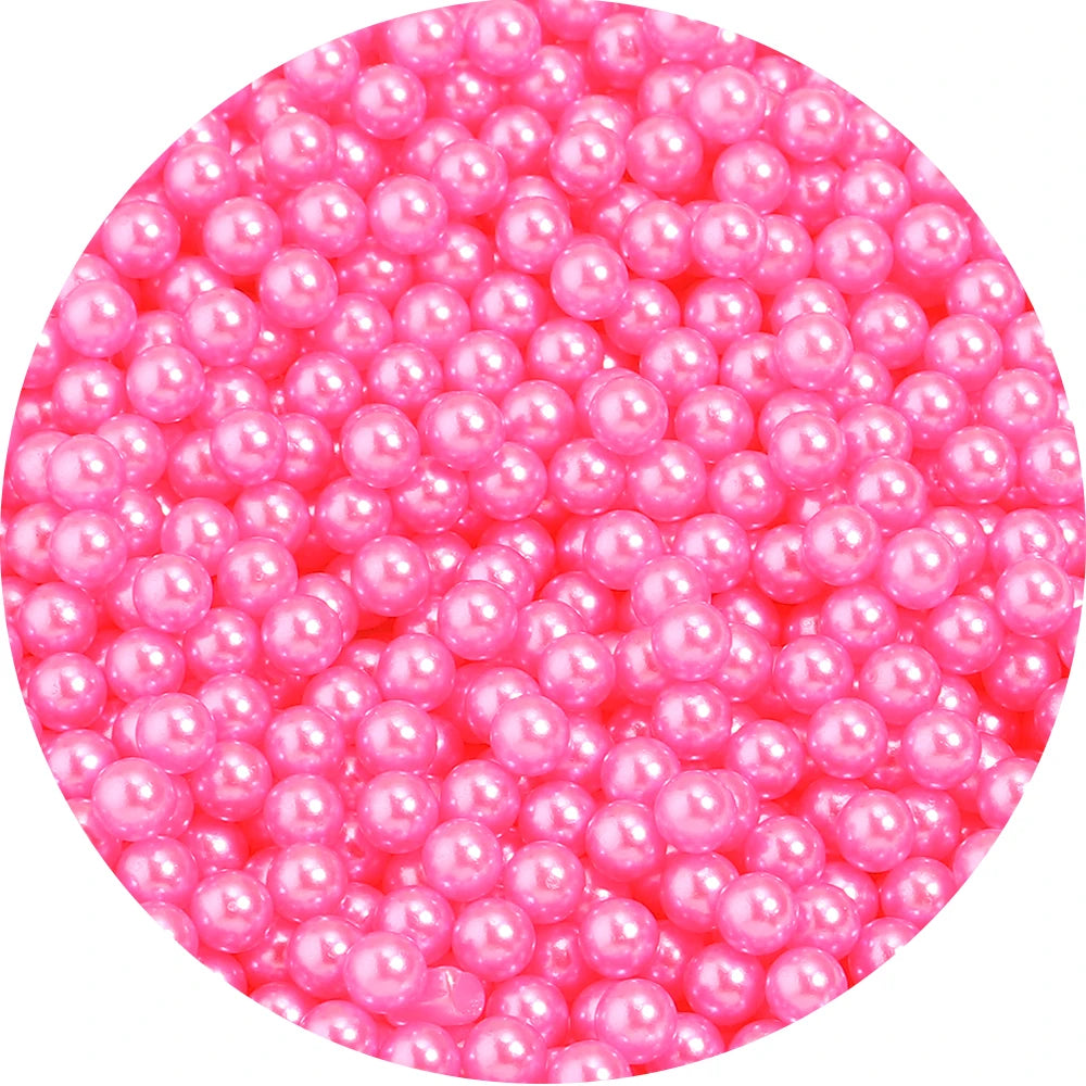 Loose 1.5mm-10mm 25 Color No Holes Pearl DIY Plastic Imitation Pearl beads for needlework & Jewelry Making