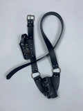 Shoulder Belt Adjustable Sword Gun Holder Sheath Scabbard Frog Leather Armor Pirate Halloween Costume Rapier Medieval Holster