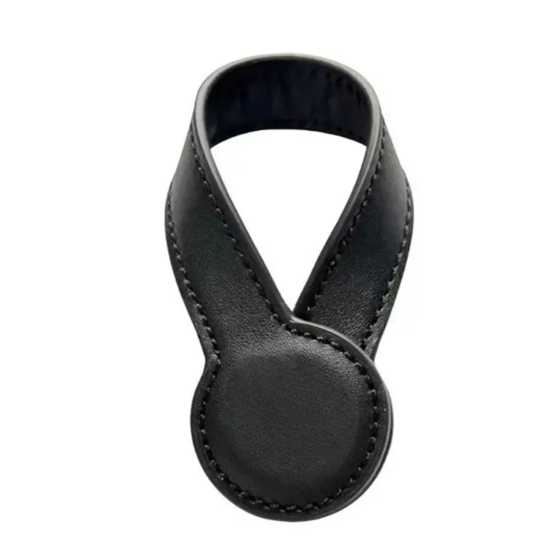 Multi-purpose Pu Leather Magnetic Hat Clip Strong Magnetic Round Organizer Clip Travel Bag Charms Luggage Accessories