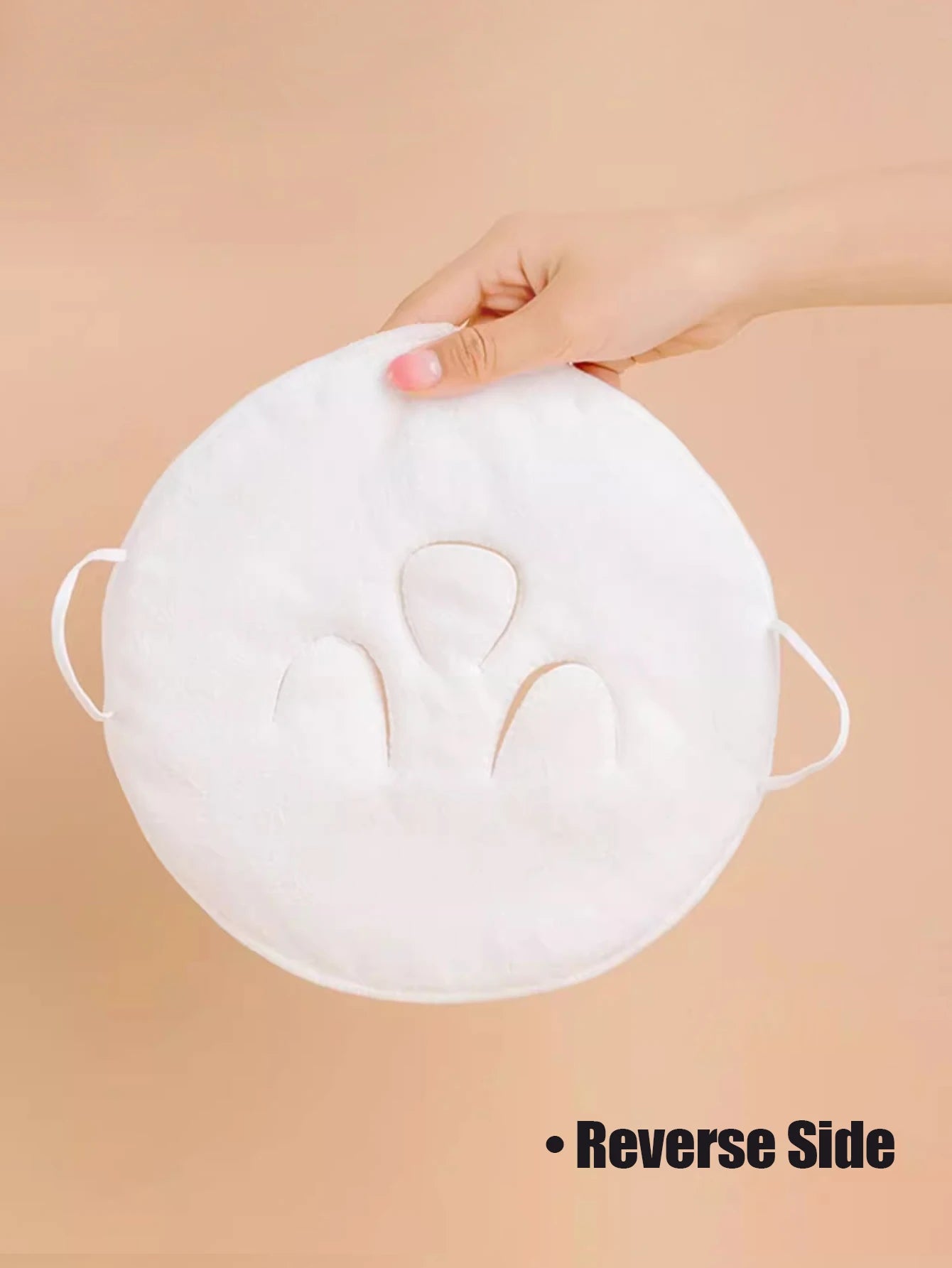2-Piece Hot And Cold Compress Mask Set with & without Holes Heated Steaming Face Towel for Facial Eye Relief Skin Care Beauty