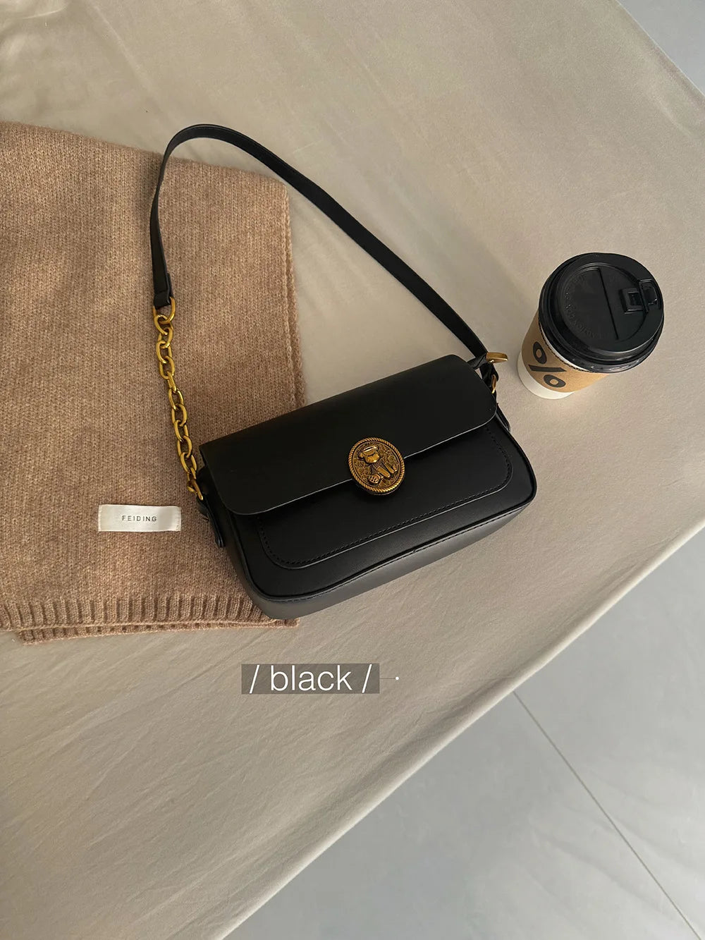 CGCBAG Fashion Designer Luxury Women's Bag Vintage Square Crossbody Bag Simple High Quality PU Leather Brand Handbags Ladies