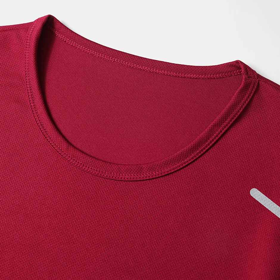 1/4 Uds Camiseta Holgada de Verano para Hombre, Estampada, de Secado Rápido, Manga Corta, Juvenil, Informal, Deportiva, Fitness, Transpirable, para Mediana Edad