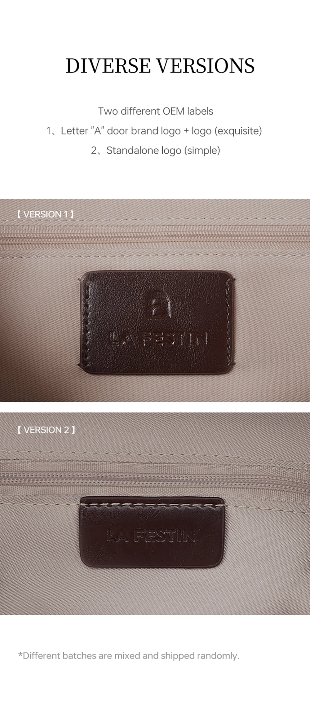 LA FESTIN Original Handbag Women 2024 New Shoulder Bag Luxury Brand Bag Casual Tote Bags Fashion Designer Crossbody Bag