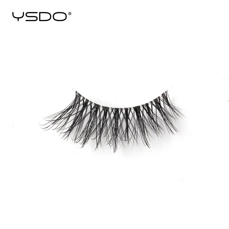 YSDO Halb-Wimpern 5/7/10 Paare Nerzwimpern Natürliche Falsche Wimpernverlängerung Make-up Wispy Katzenwimpern Künstliche Wimpern Maquiagem Cilios