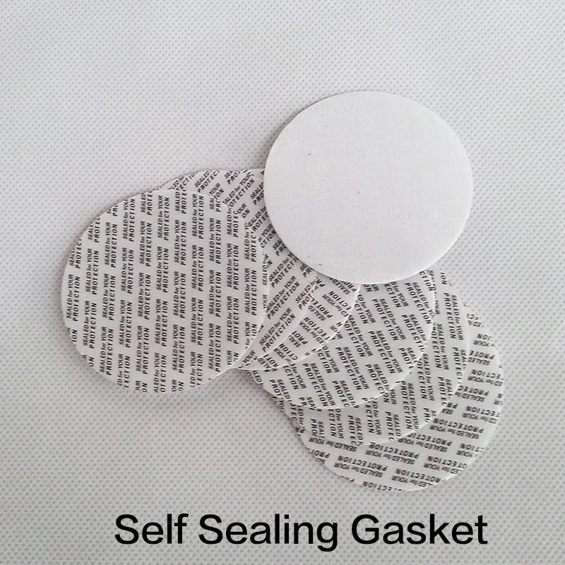 300pcs Self Sealing Sticker Gasket for Bottle Mouth Cosmetic Jar Self-Adhesive Leak Proof Stick Seal