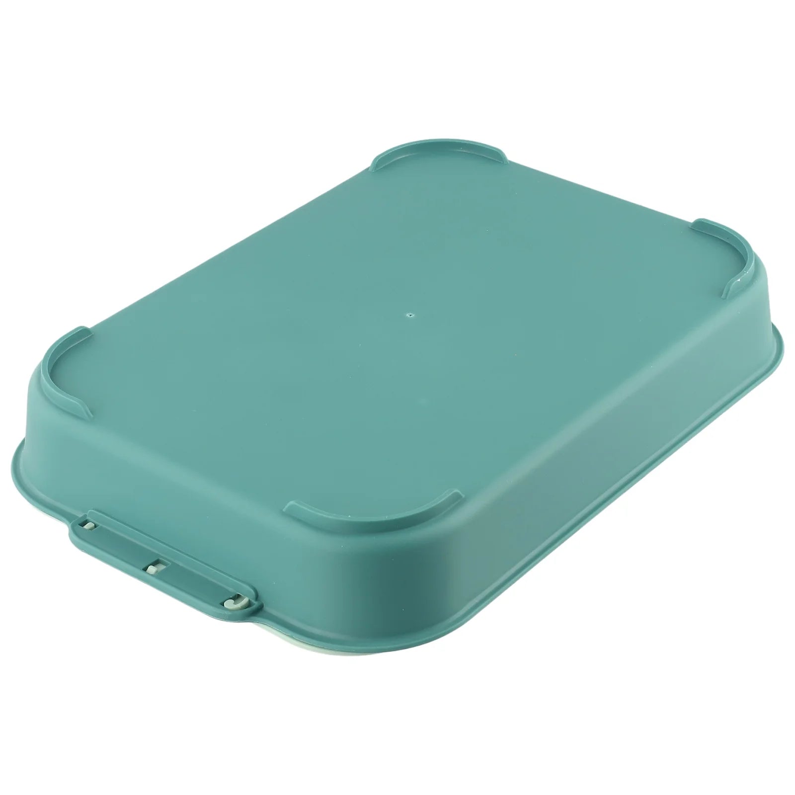 Tray Rabbit Litter Tray Smooth Corner Detachable Design Heightened Grid Design White Blue For Pet’s Training For Pet’s Training