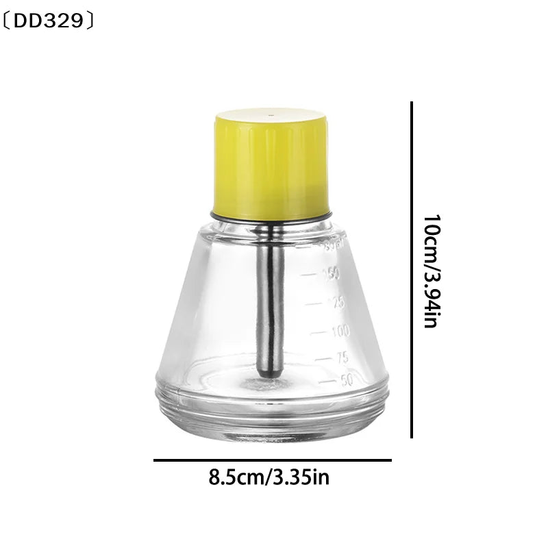 180ML Glass Nail Art Pump Dispenser Cleaner Bottle Liquid Alcohol Bottle Phone Screen Repair Remover Cleaner Bottle 〔DD329〕