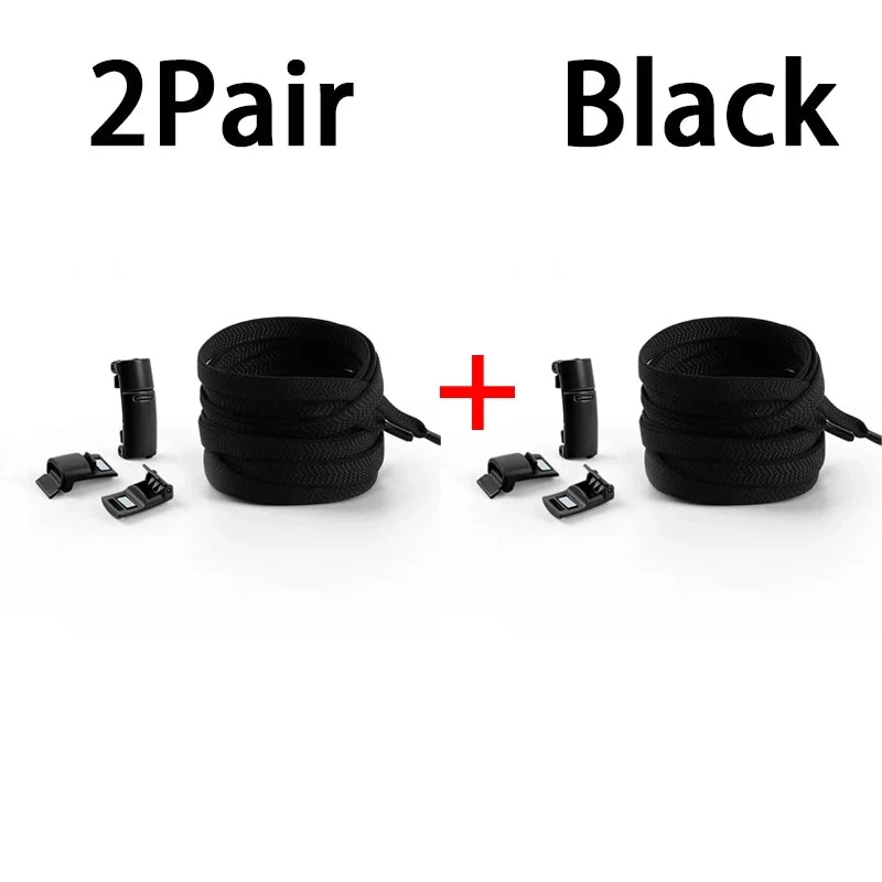 Magnetische Schnürsenkel ohne Binden, farbige, elastische Schnürsenkel für Kinder und Erwachsene, flache Schnürsenkel, Gummibänder