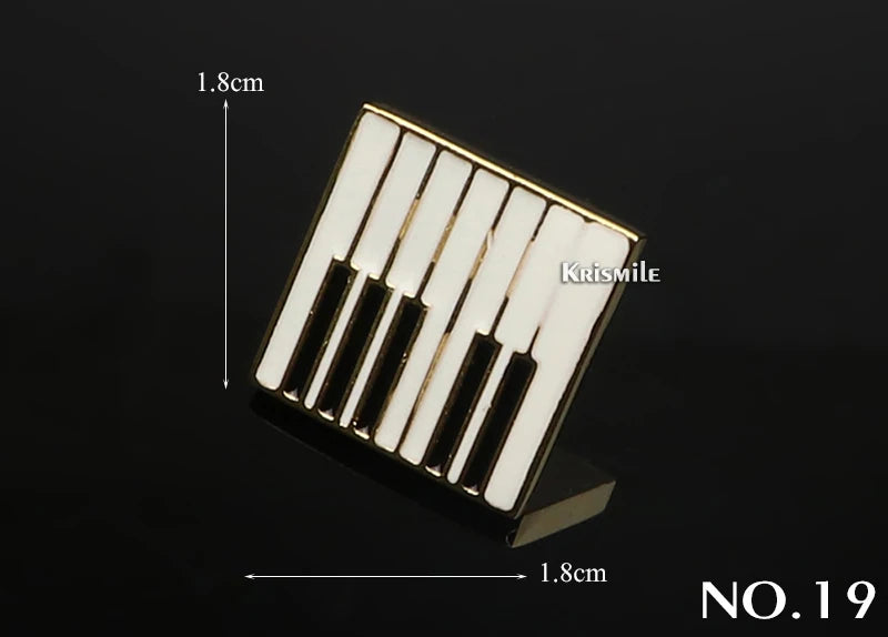 Punk Musik Emaille Pins Gitarre Klavier Noten Schlagzeug Kaktus Scheren Broschen Mode Individueller Musikschmuck Geschenk Alltag Pin