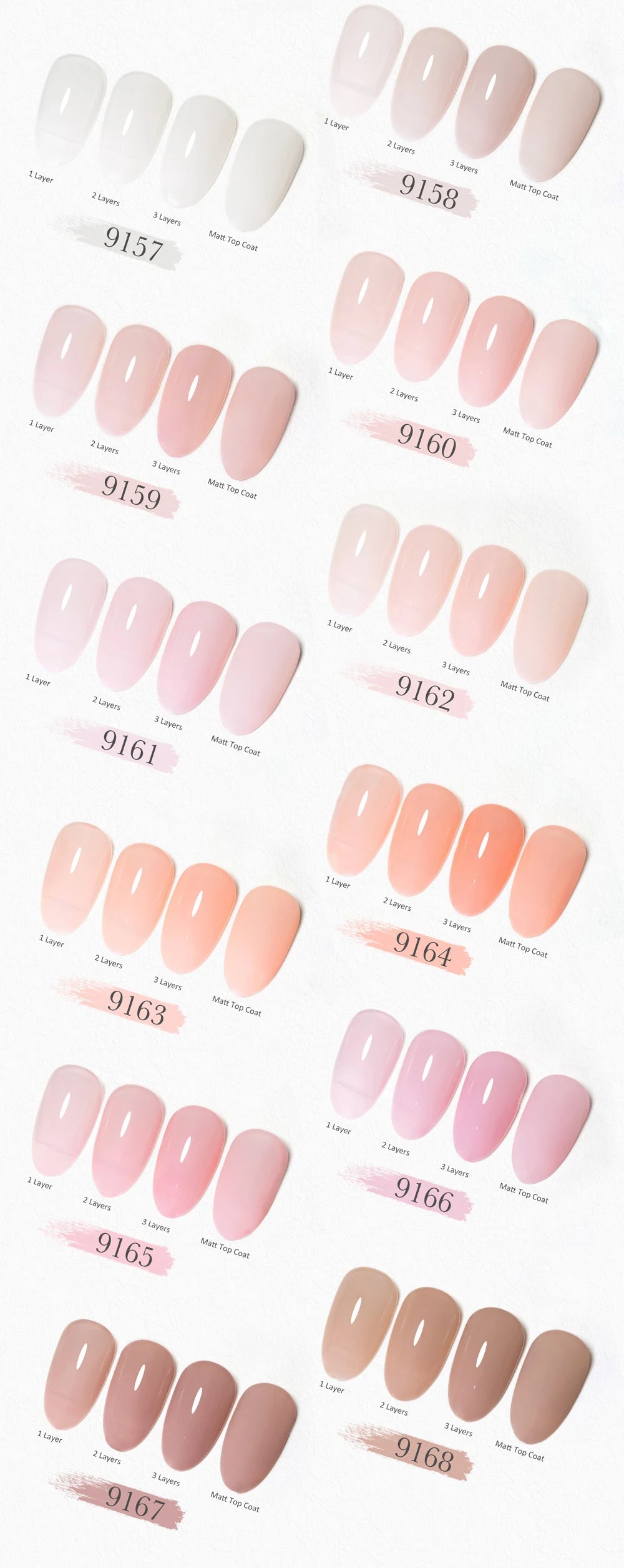 CANNI Hema TPO Free Nail Gel Polish Fall Nails Maillard Color Collection Semi Permanent Diamond Longwear Top Coat 9ml
