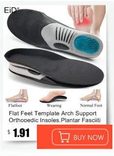 EiD 3/4 Leder orthopädische Schuheinlagen für Plattfüße Fußgewölbestütze orthopädische Schuheinlegesohle Einlegesohlen für Herren und Damen Fußpflege