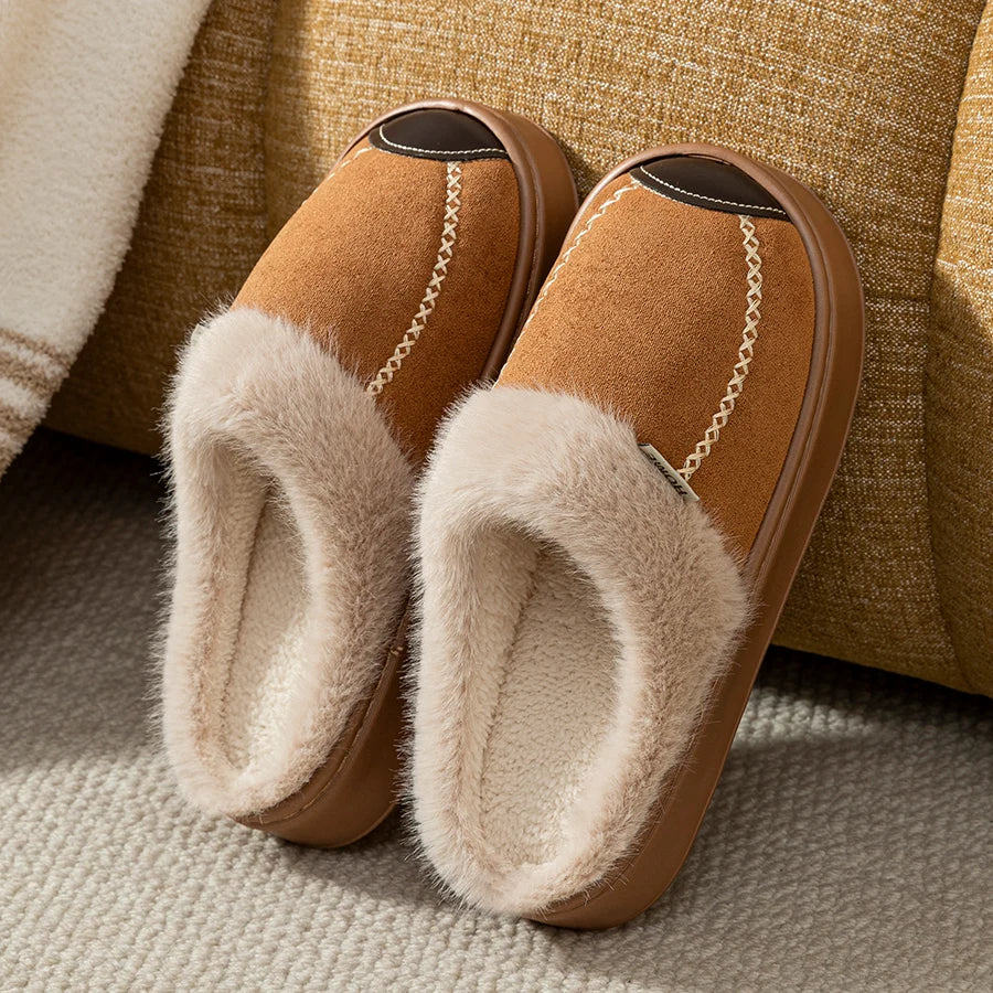 Children's Slippers Winter Parent-child Shoes Boy's Indoor Warmth Outdoor Anti Slip Comfort Fashion Bedroom Casual Home Shoes
