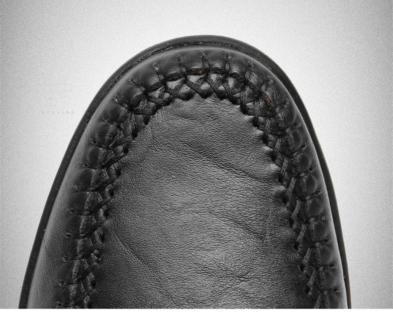 Herrenschuhe Casual Luxus-Marke Echtes Leder Italienische Herren Loafers Mokassins Slipper Herren Mokassins Schwarz Braun Übergröße 47