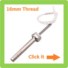 1/2" Cartridge Heating Element 12V 24V Electric Immersion Resistance Heater for Water 100mm